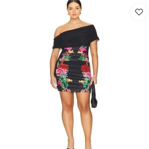*AFRM Lennie Dress in Floral | Off Shoulder | NWT | Size 2X